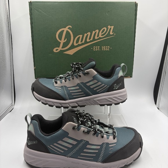 Danner Shoes - Danner Run Time 3" EH NMT Safty Toe Work Shoe 12373 Teal Black Womens US 8.5